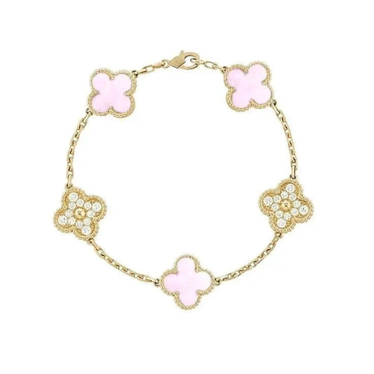 Clover Bracelet - Pink - ShopLorca