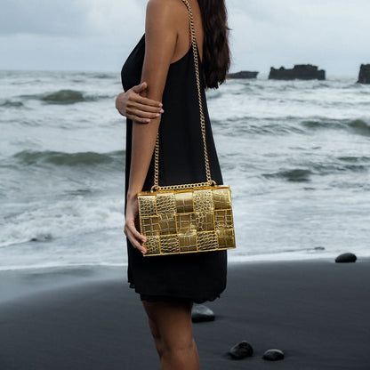 Crocodile Pattern Crossbody Bag - ShopLorca