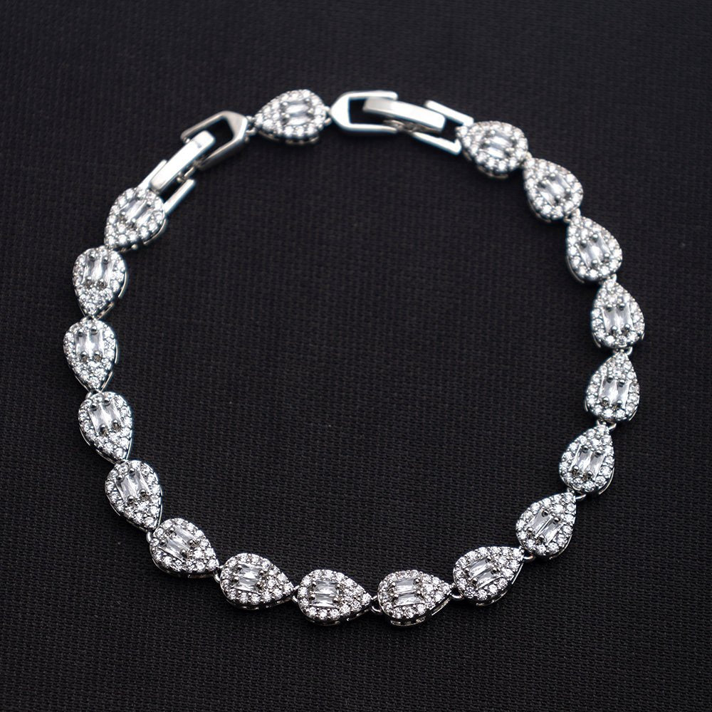 Cubic Teardrop Bracelet - ShopLorca