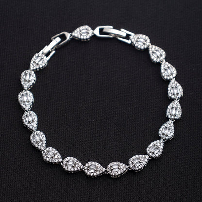Cubic Teardrop Bracelet - ShopLorca