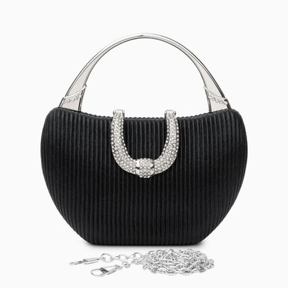 Fancy Metallic Evening Handbag - ShopLorca