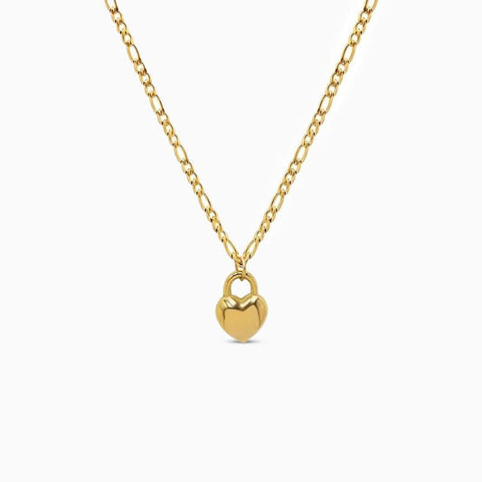 Lustrous Heart Locket Necklace - ShopLorca