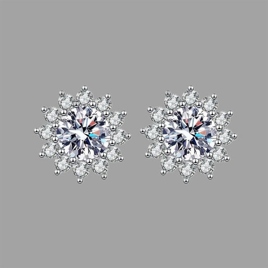 S925 Snowflake Earrings - ShopLorca