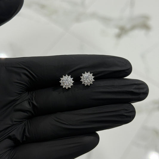 S925 Snowflake Earrings - ShopLorca